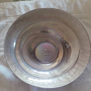 Elegant Silver Decorative Bowl